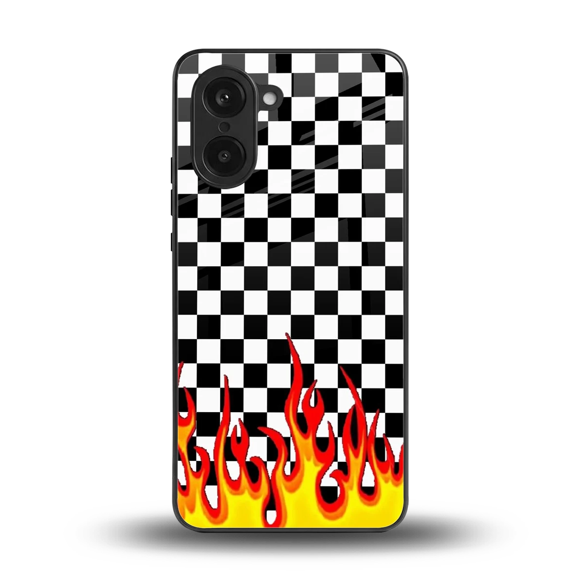Check Fire back phone cover | glass case for oneplus nord ce5 5g