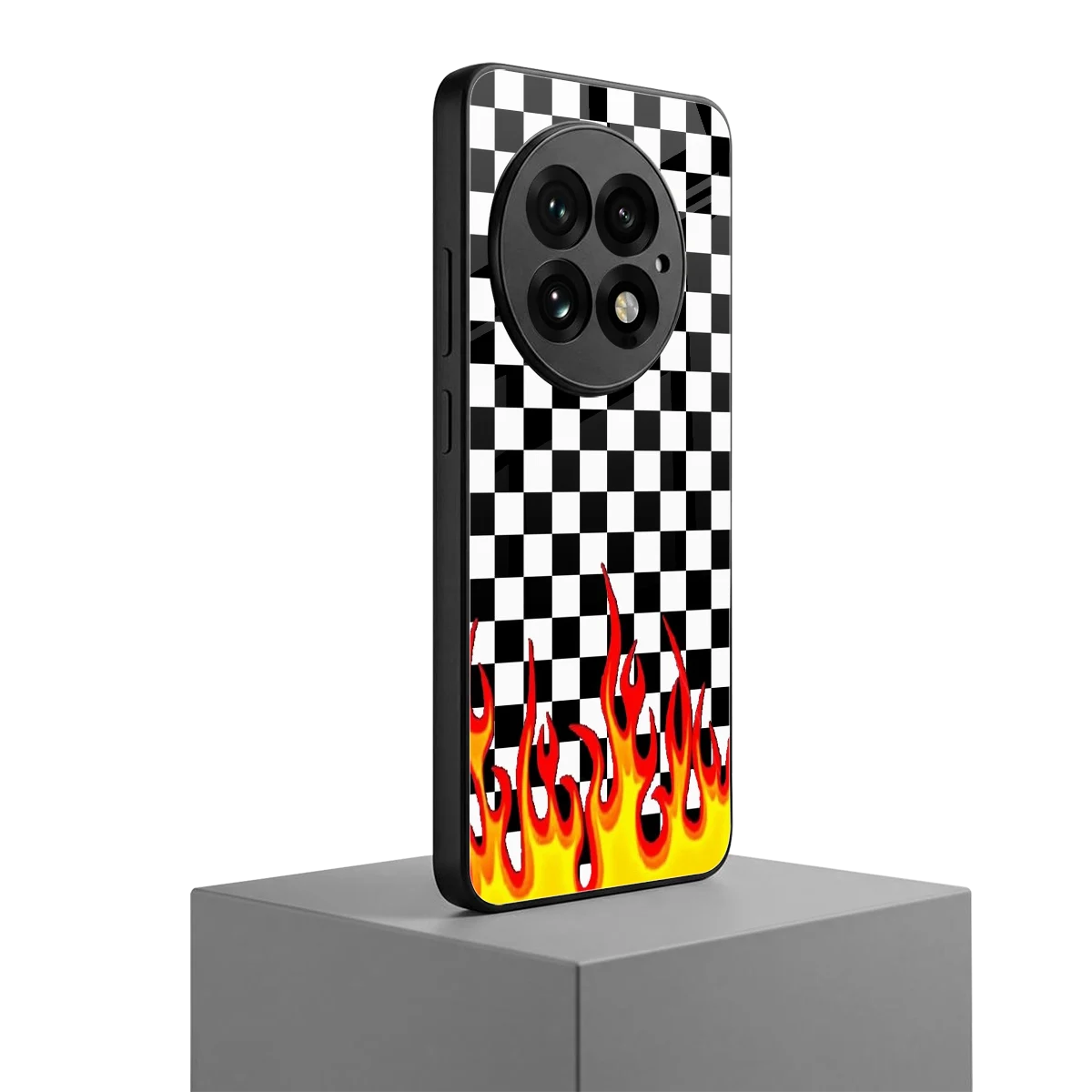 Check Fire oneplus 13 mobile cover | shockproof glass phone case