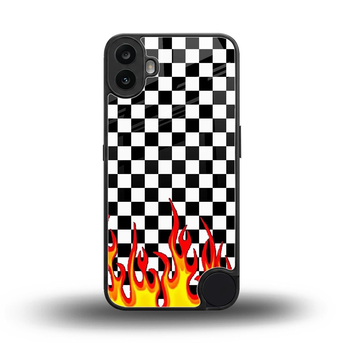 Check Fire back phone cover | glass case for cmf nothing phone 1