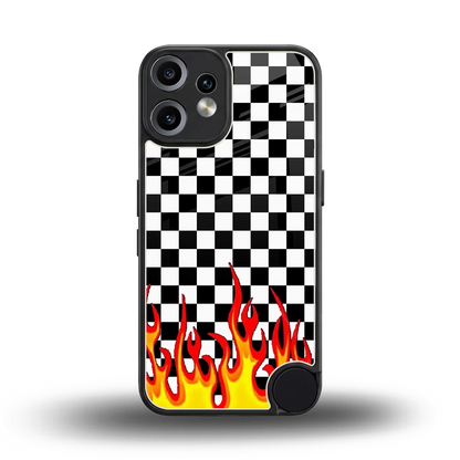 Check Fire back phone cover | glass case for cmf nothing phone 2 pro