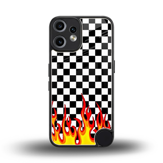 Check Fire back phone cover | glass case for cmf nothing phone 2 pro