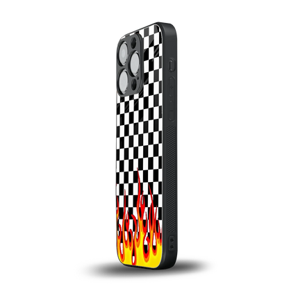 Check Fire iphone 13 pro mobile cover | shockproof glass phone case
