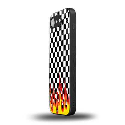 Check Fire iphone 16e mobile cover | shockproof glass phone case