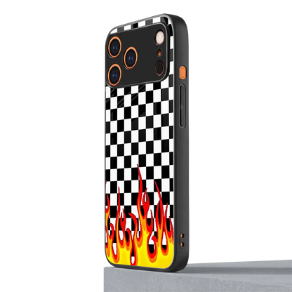 Check Fire iphone 17 pro max mobile cover | shockproof glass phone case