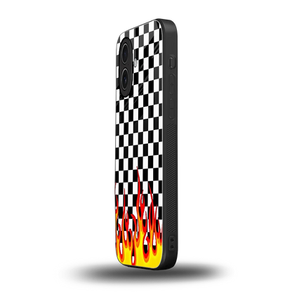 Check Fire iphone 17 mobile cover | shockproof glass phone case