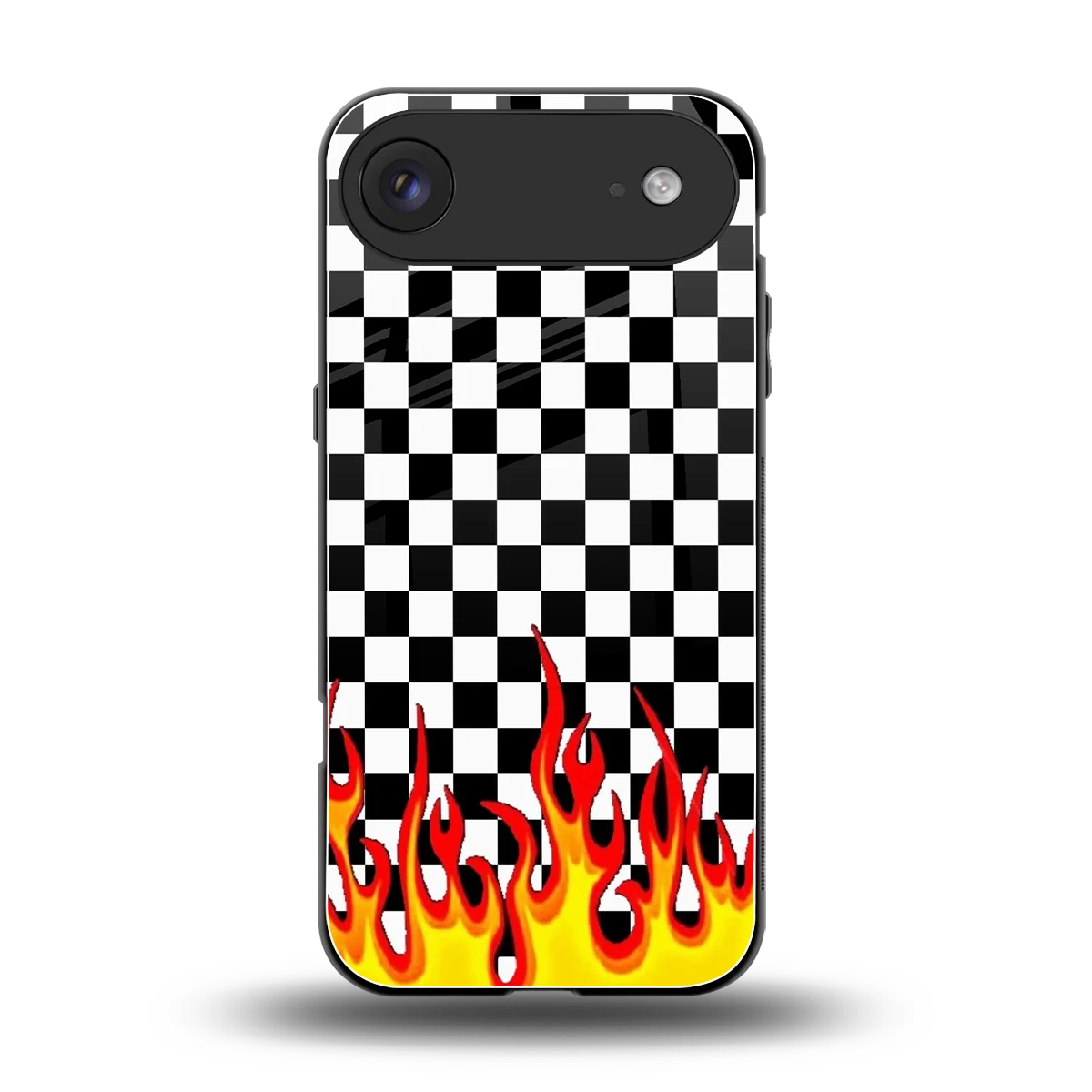 Check Fire back phone cover | glass case for iphone air
