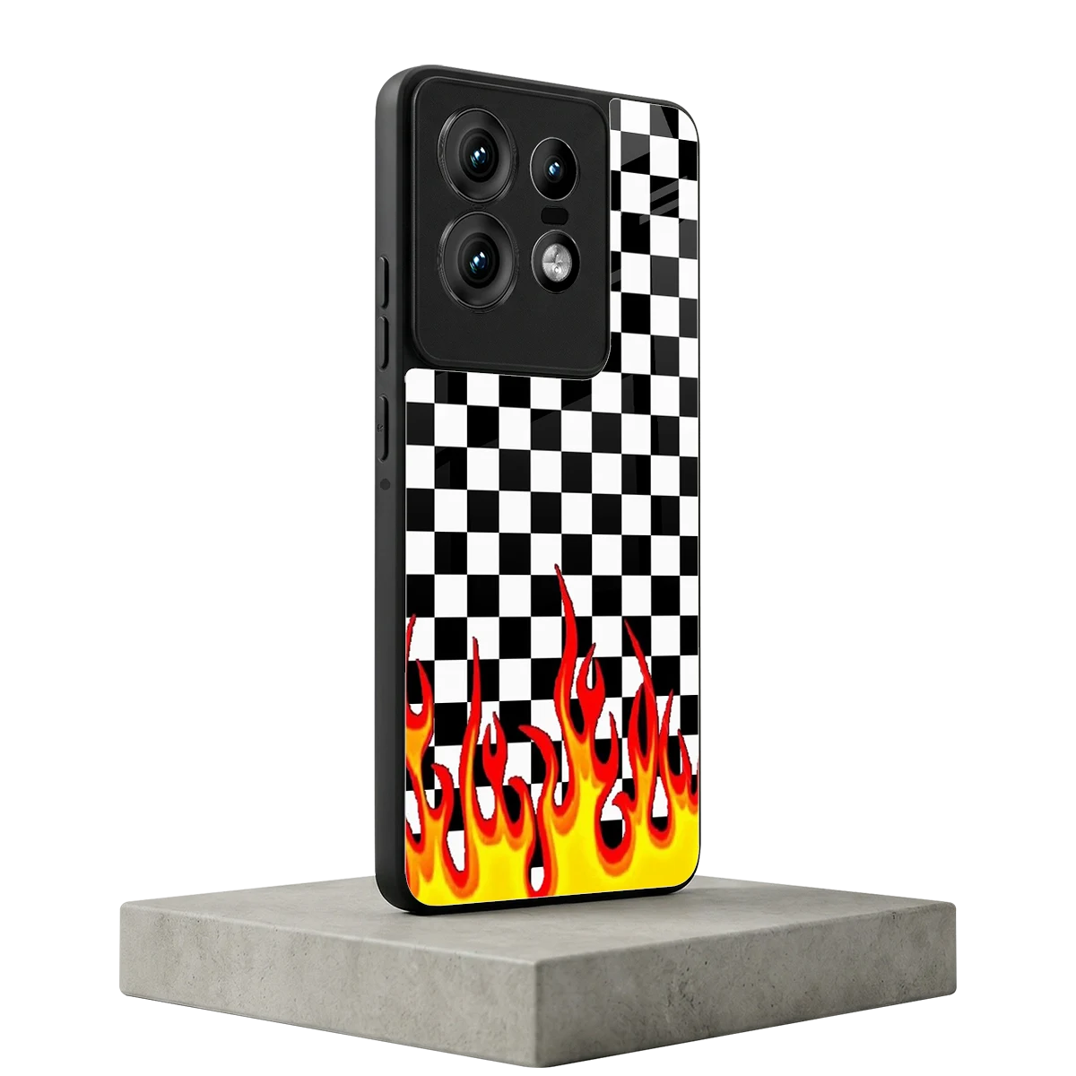 Check Fire motorola edge 50 pro mobile cover | shockproof glass phone case