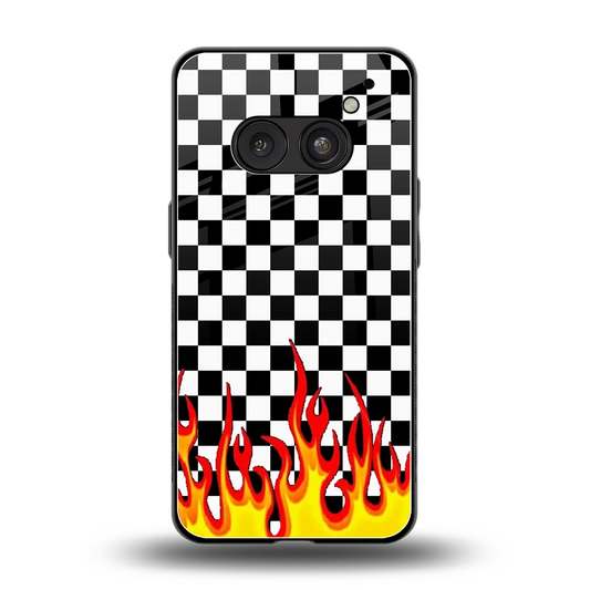 Check Fire back phone cover | glass case for nothing phone 2a plus