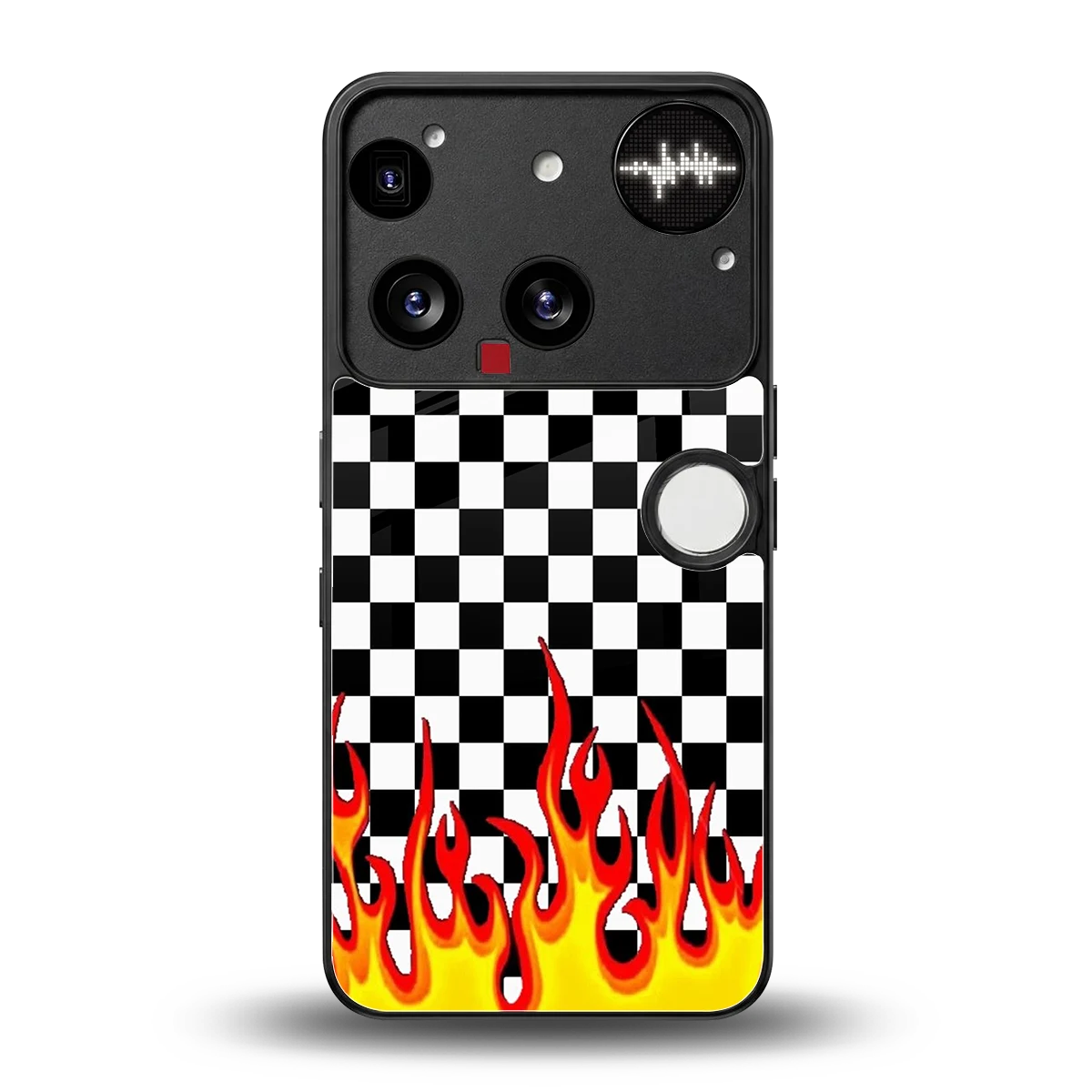 Check Fire back phone cover | glass case for nothing phone 3