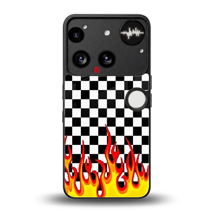 Check Fire back phone cover | glass case for nothing phone 3