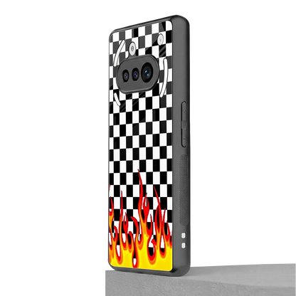 Check Fire nothing phone 3a mobile cover | shockproof glass phone case