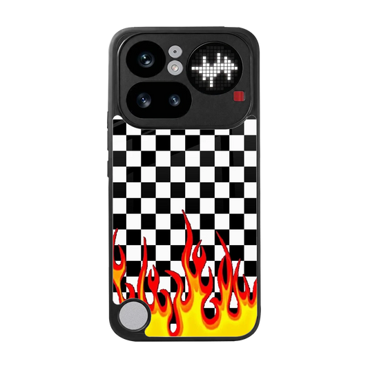 Check Fire back phone cover | glass case for nothing phone 4a pro