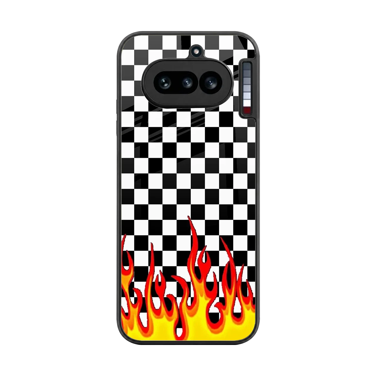 Check Fire back phone cover | glass case for nothing phone 4a