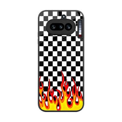 Check Fire back phone cover | glass case for nothing phone 4a