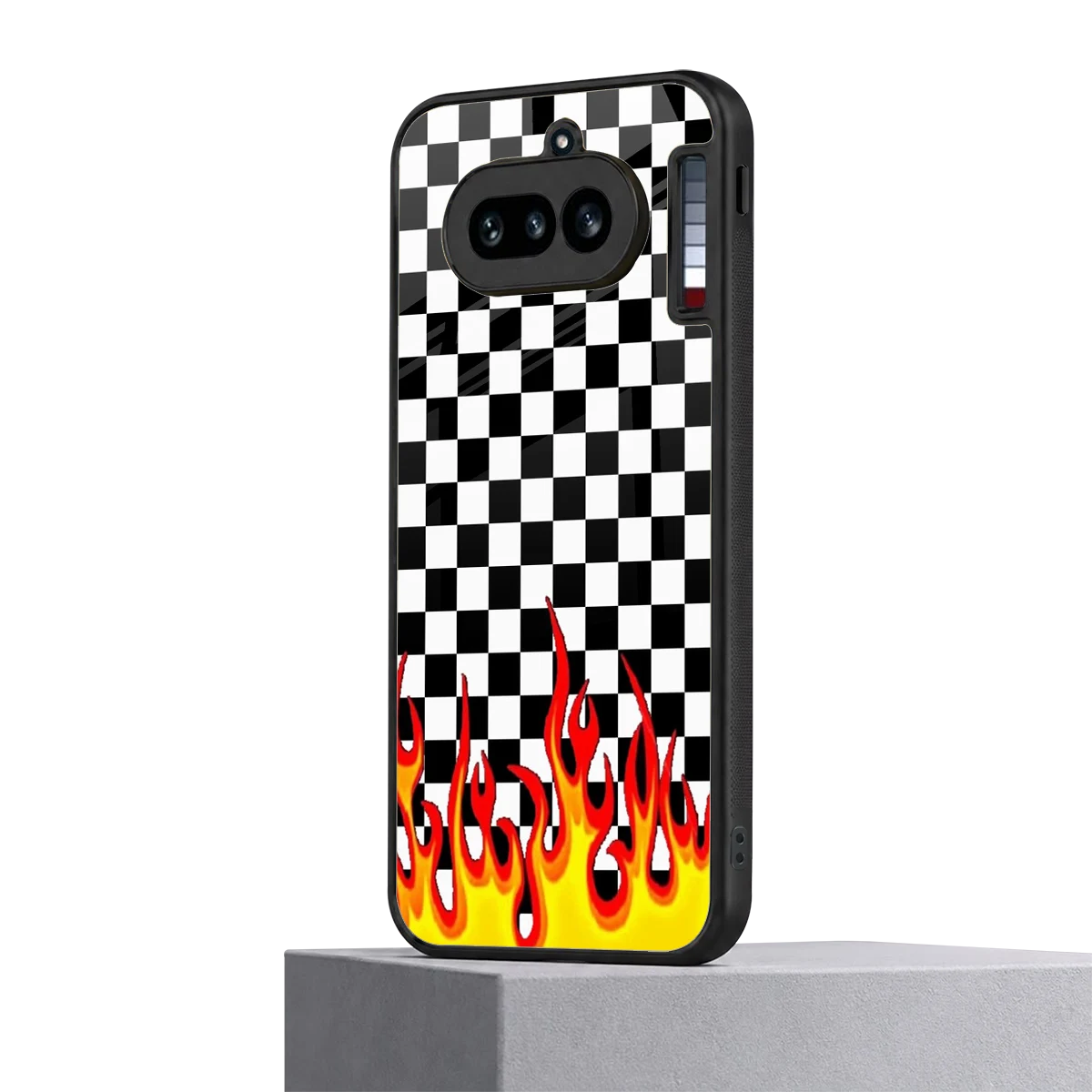 Check Fire nothing phone 4a mobile cover | shockproof glass phone case