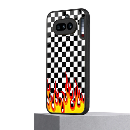 Check Fire nothing phone 4a mobile cover | shockproof glass phone case