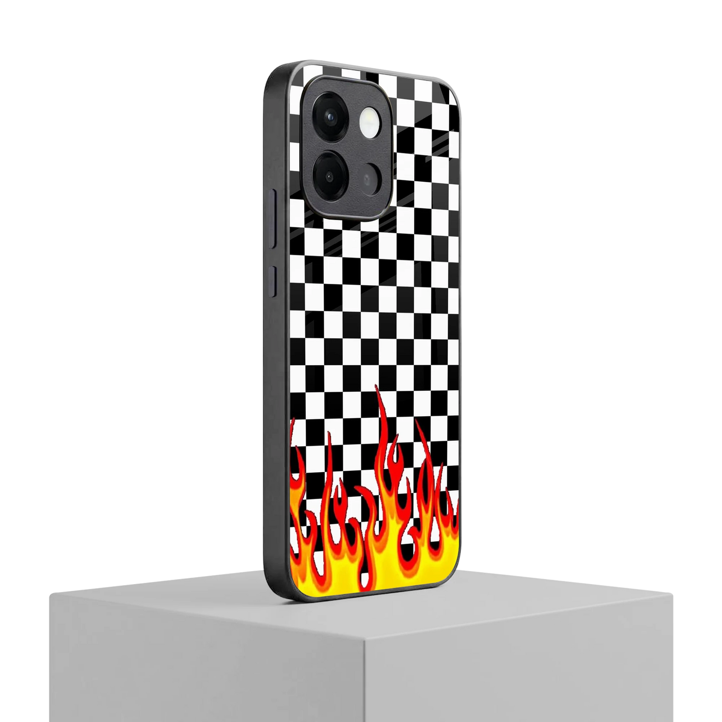 Check Fire oneplus 13s mobile cover | shockproof glass phone case