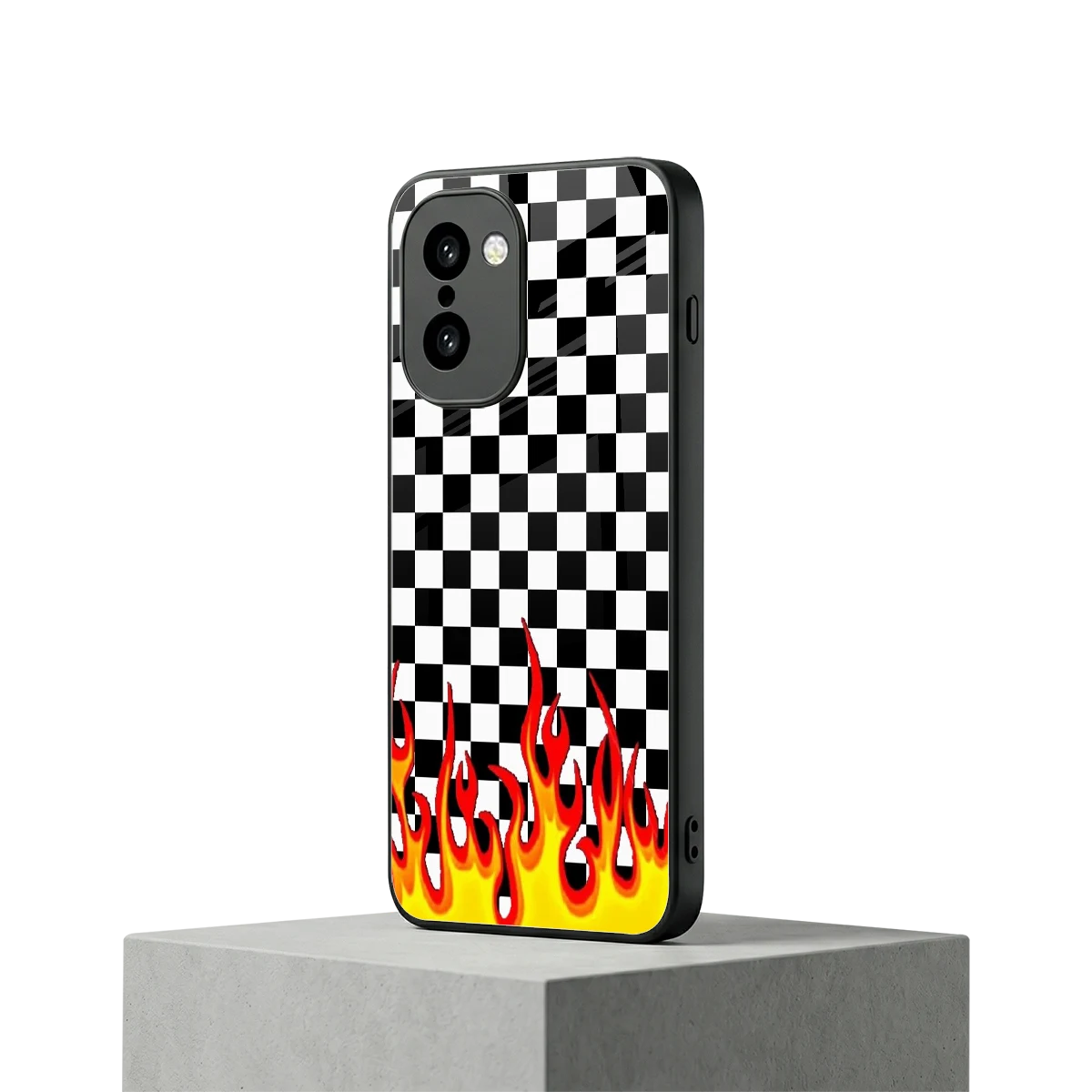 Check Fire oneplus 15r mobile cover | shockproof glass phone case