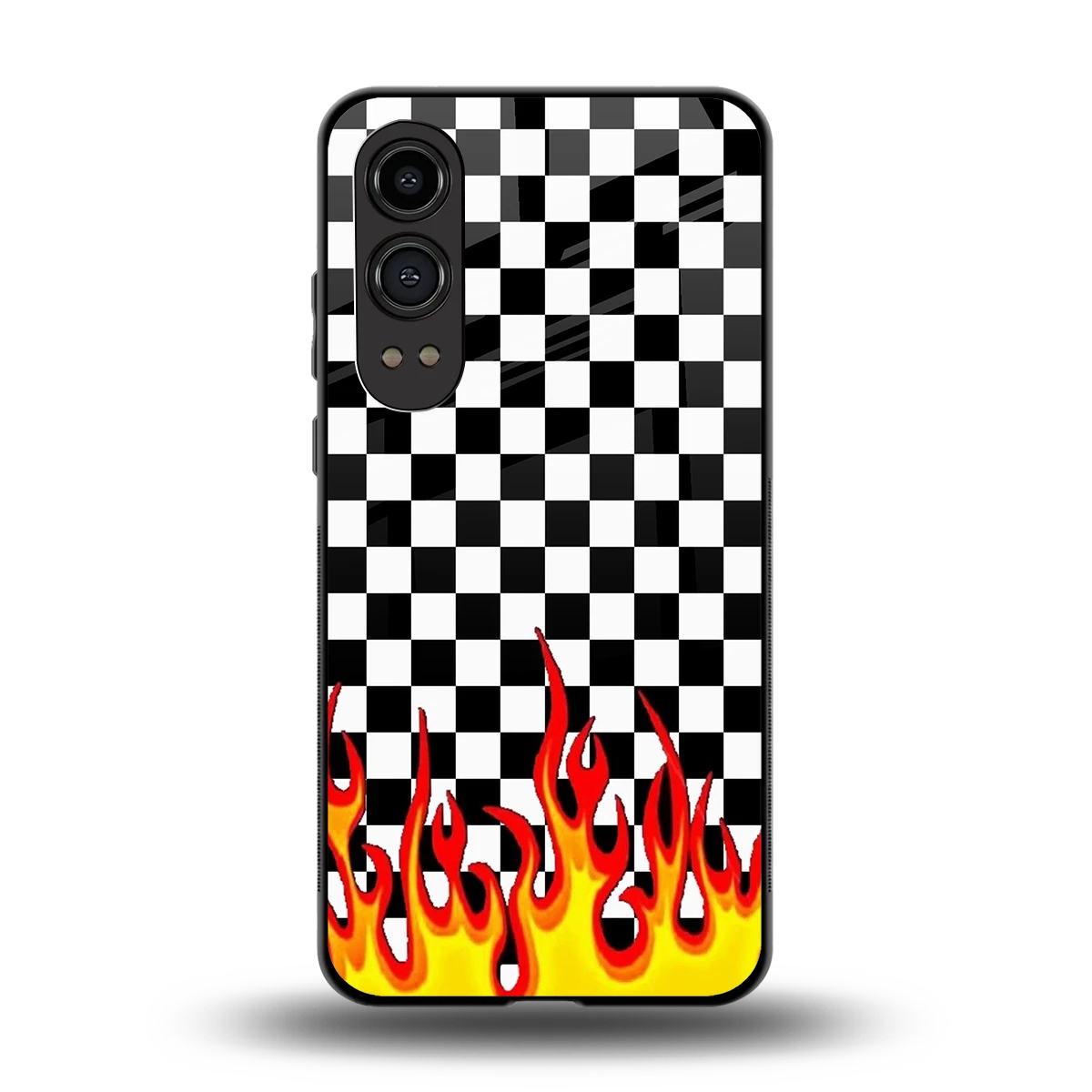 Check Fire back phone cover | glass case for oneplus nord ce 4 lite