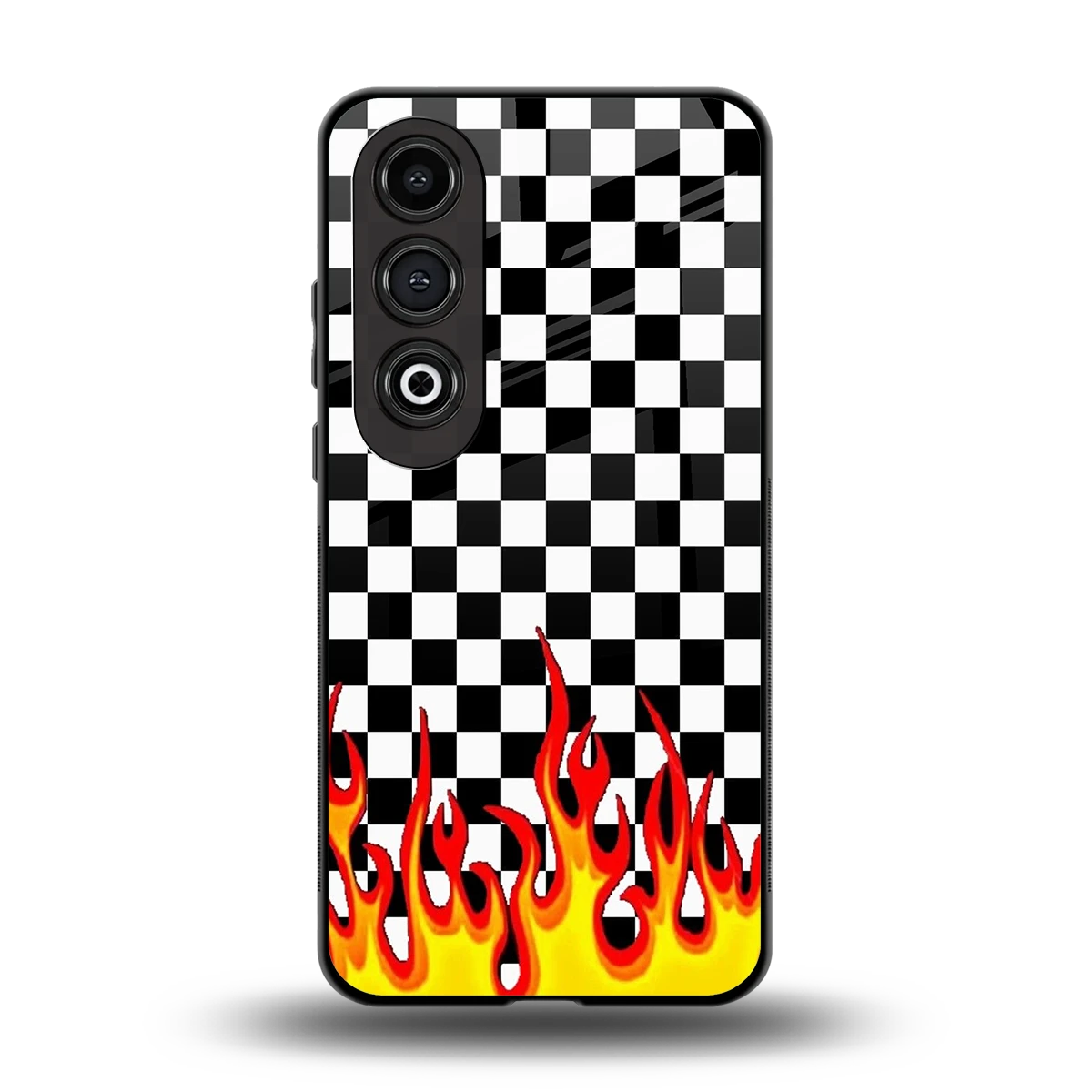 Check Fire back phone cover | glass case for oneplus nord ce 4
