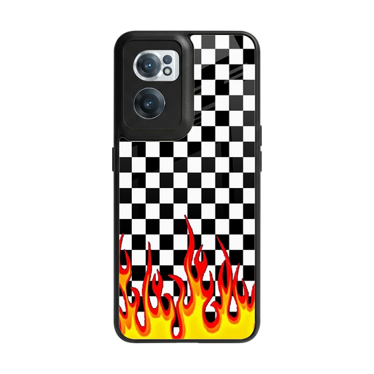 Check Fire back phone cover | glass case for oneplus nord ce 2
