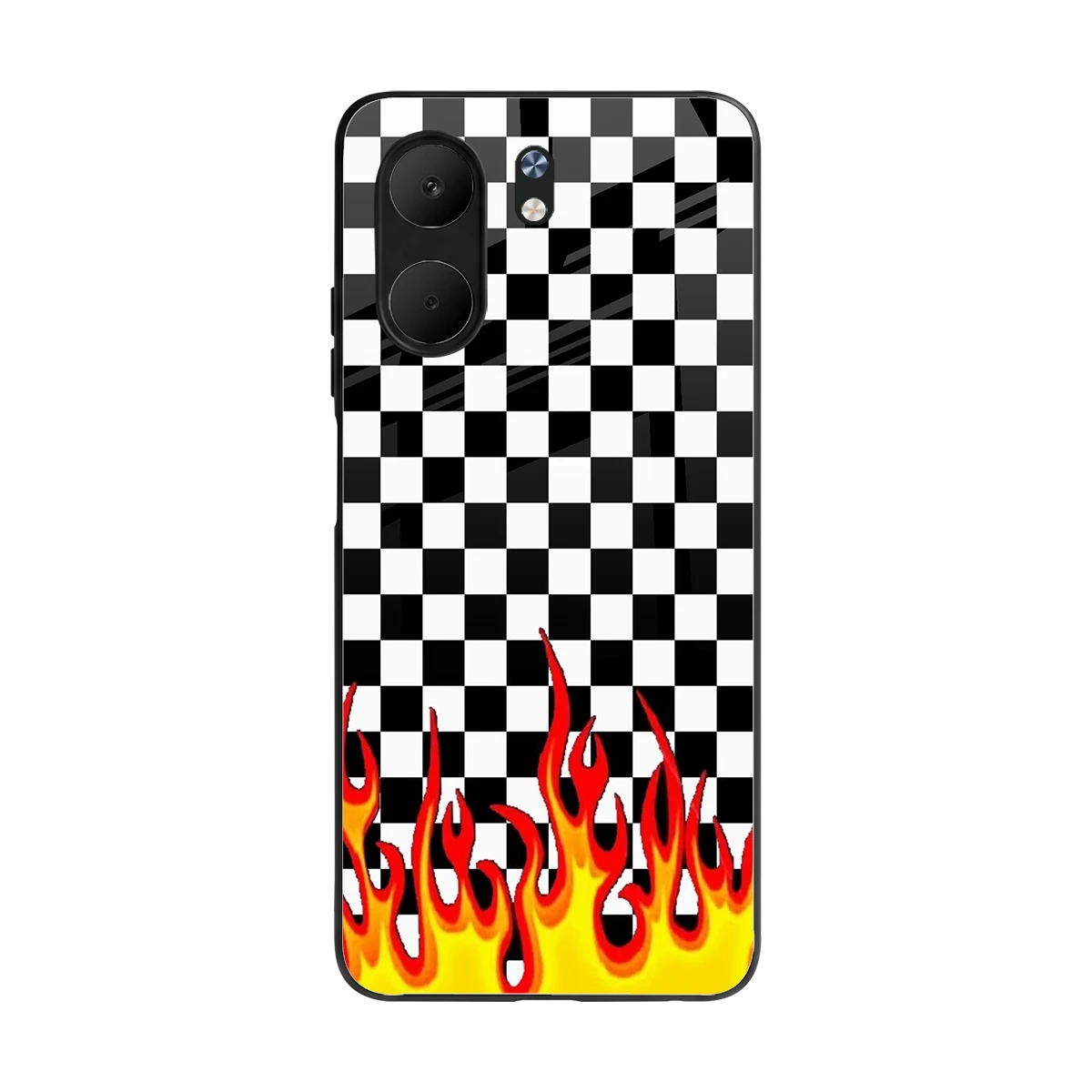 Check Fire back phone cover | glass case for oppo a5x 5g