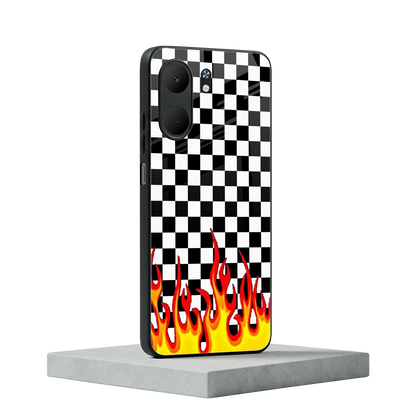 Check Fire oppo a5x 5g mobile cover | shockproof glass phone case