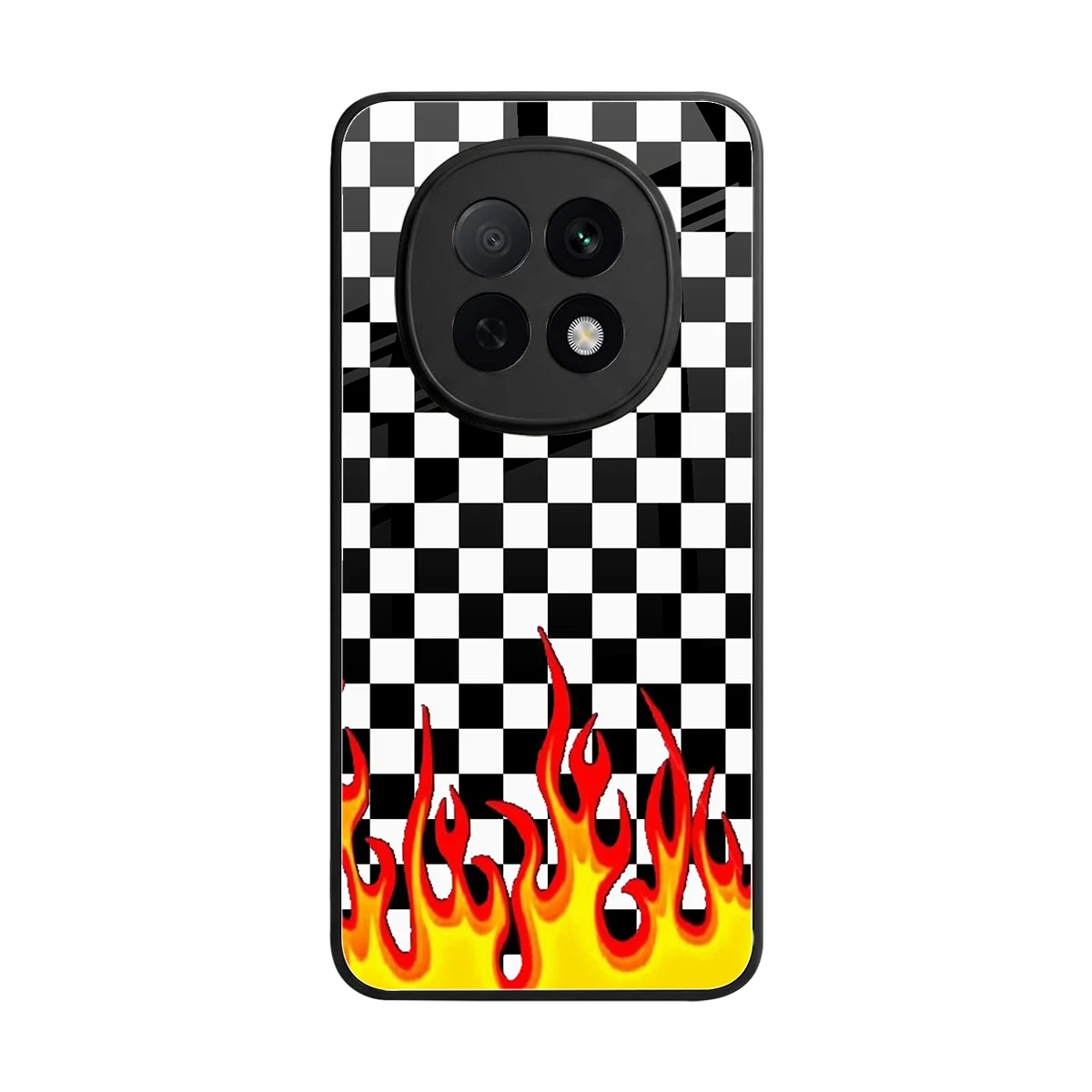 Check Fire back phone cover | glass case for oppo f29 pro 5g