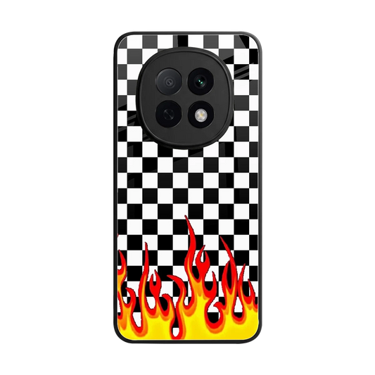 Check Fire back phone cover | glass case for oppo f29 pro 5g