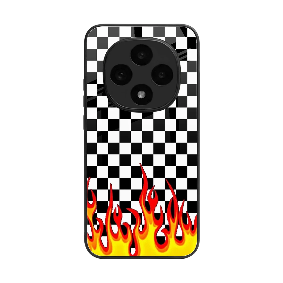 Check Fire back phone cover | glass case for oppo f31 pro 5g