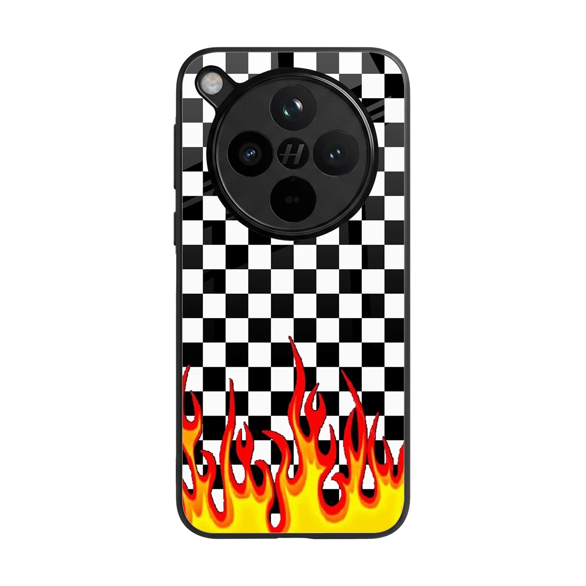 Check Fire back phone cover | glass case for oppo find x8