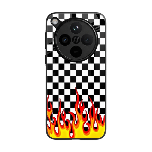 Check Fire back phone cover | glass case for oppo find x8