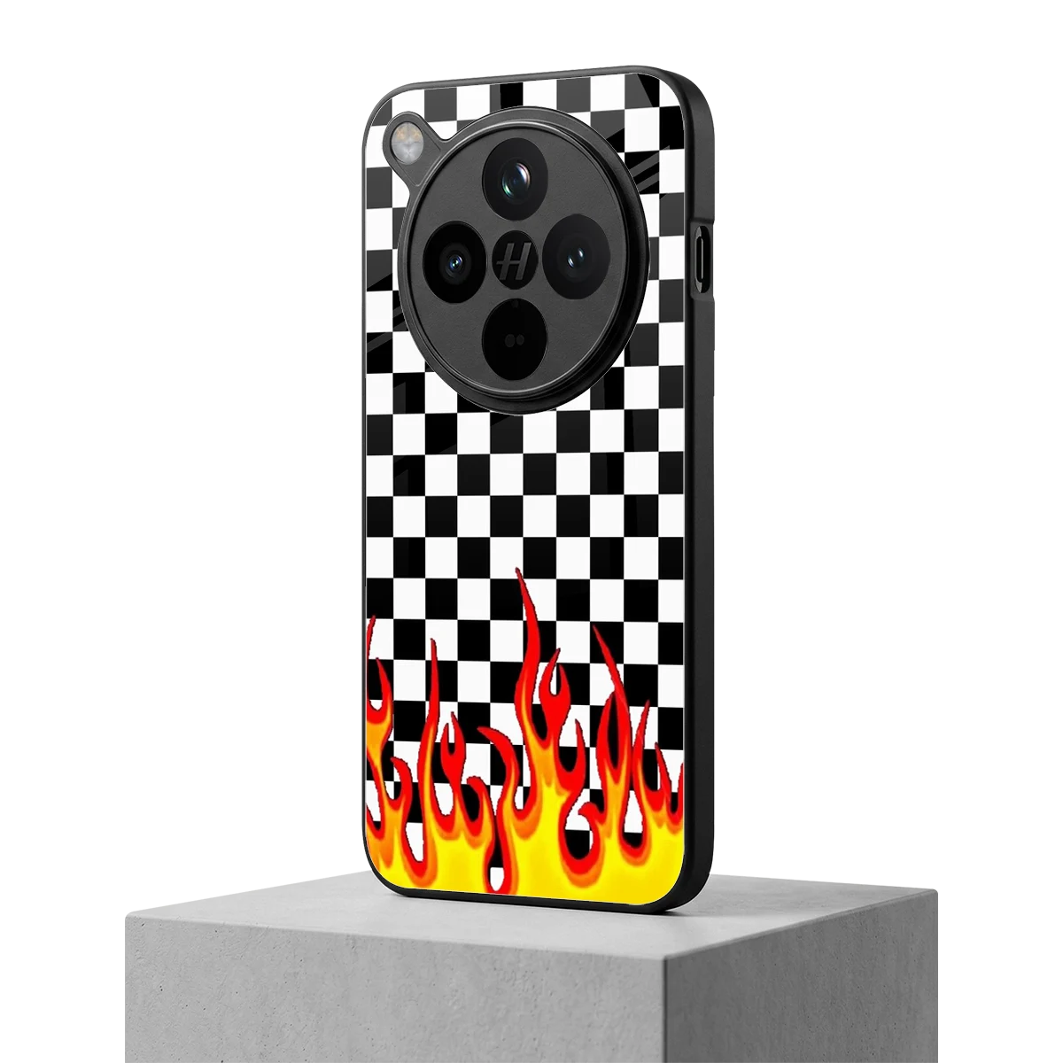 Check Fire oppo find x8 mobile cover | shockproof glass phone case