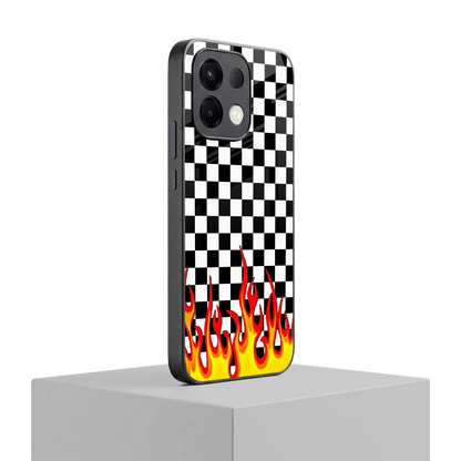 Check Fire oppo k13 5g mobile cover | shockproof glass phone case