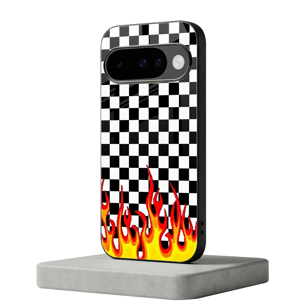 Check Fire google pixel 10 mobile cover | shockproof glass phone case