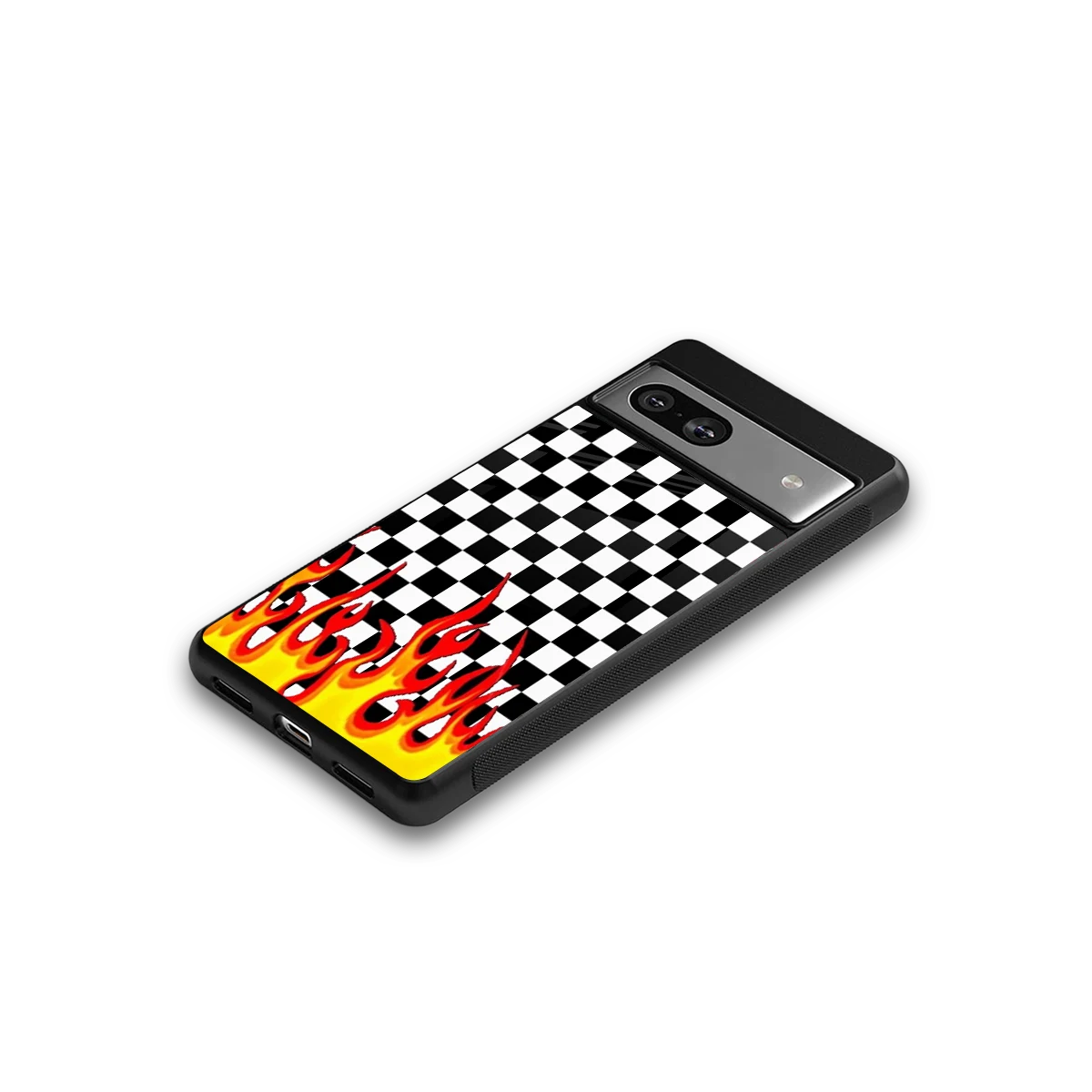 Check Fire google pixel 7 mobile cover | shockproof glass phone case