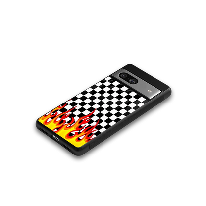 Check Fire google pixel 7 mobile cover | shockproof glass phone case