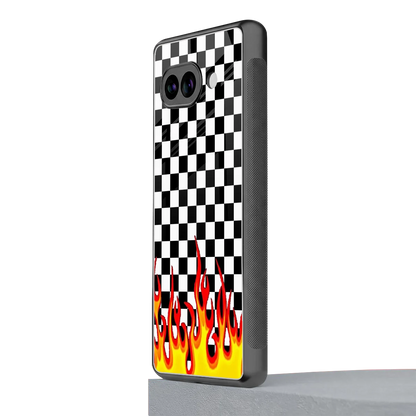 Check Fire google pixel 10a mobile cover | shockproof glass phone case