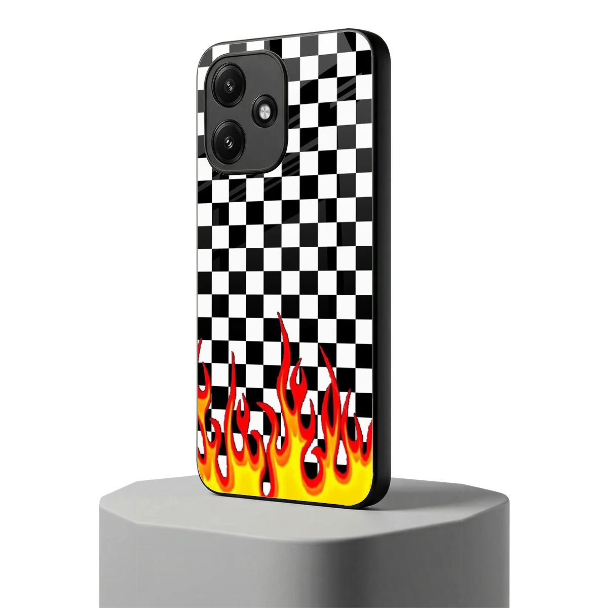 Check Fire redmi 12 5g mobile cover | shockproof glass phone case