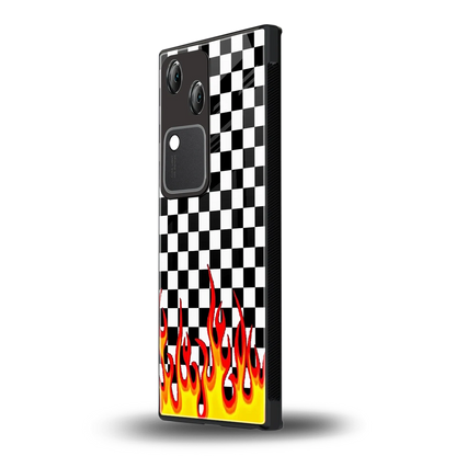 Check Fire vivo v30 mobile cover | shockproof glass phone case