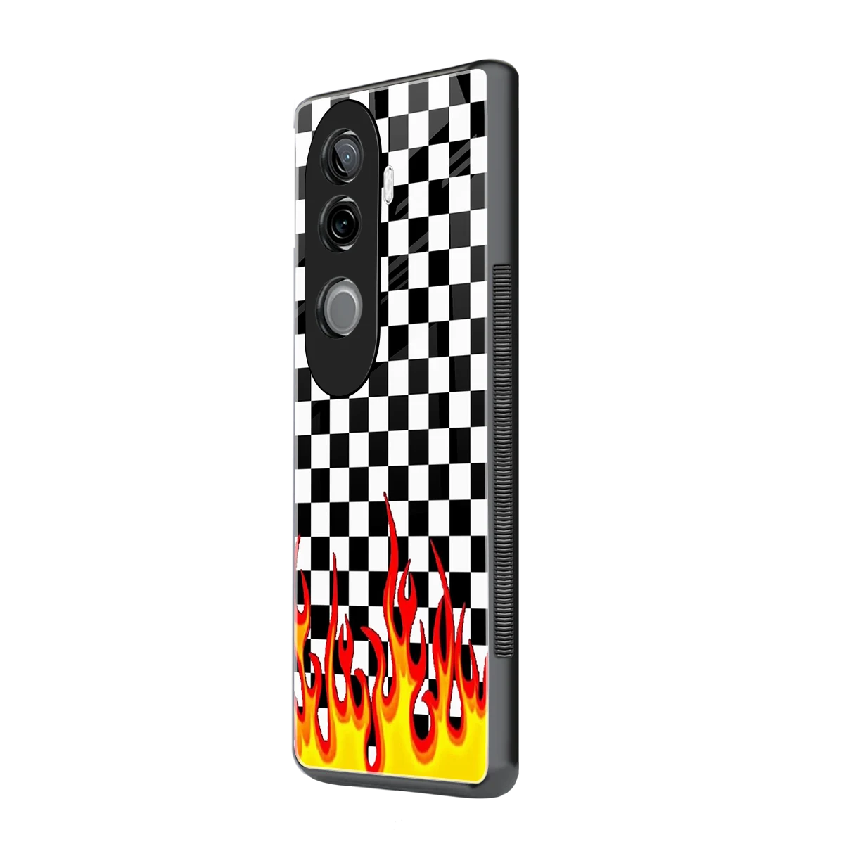 Check Fire vivo v40e mobile cover | shockproof glass phone case