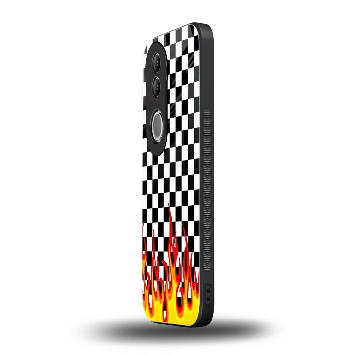 Check Fire vivo v50 mobile cover | shockproof glass phone case