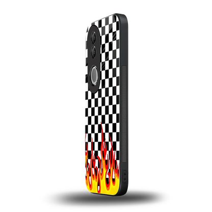 Check Fire vivo v50 mobile cover | shockproof glass phone case