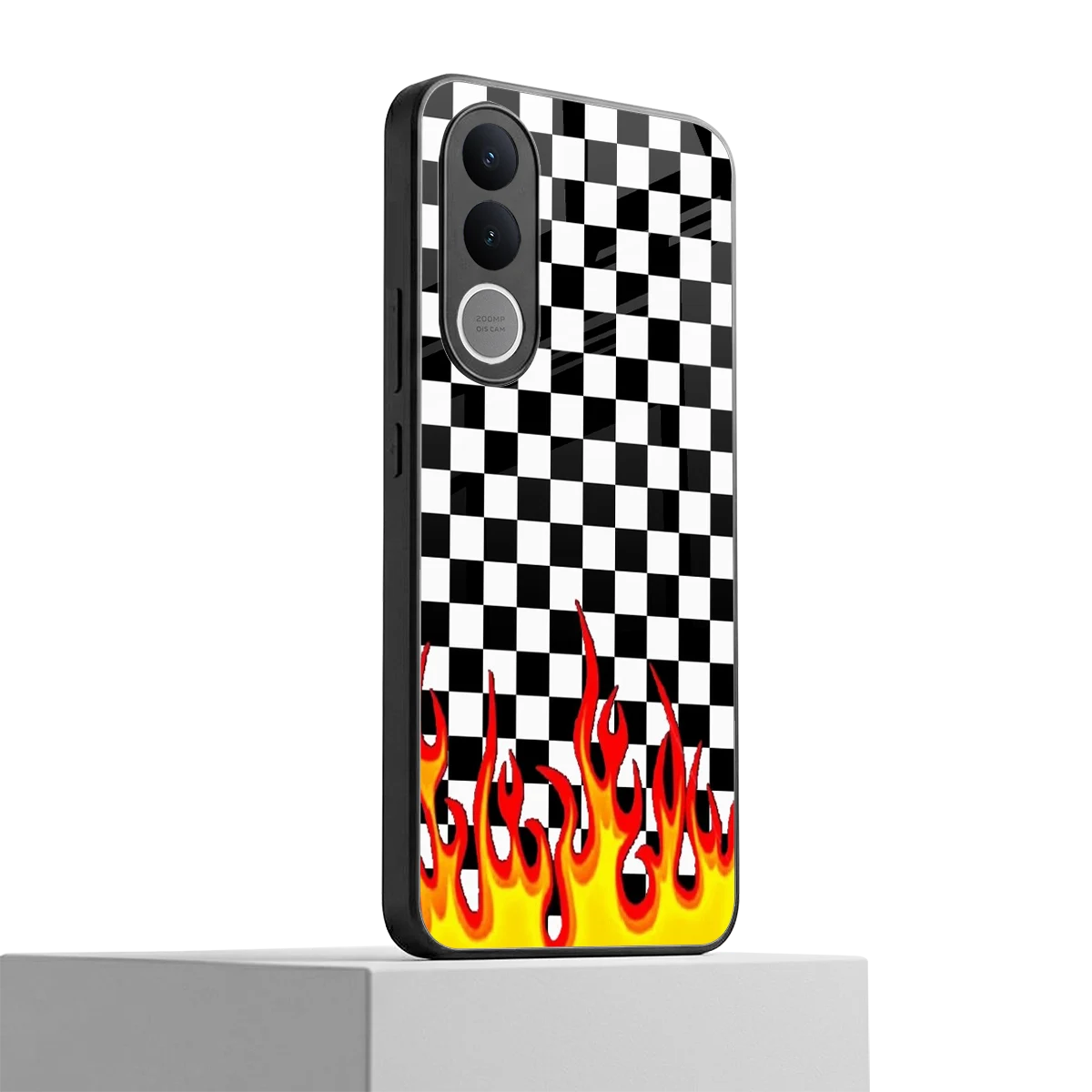 Check Fire vivo v70 fe mobile cover | shockproof glass phone case