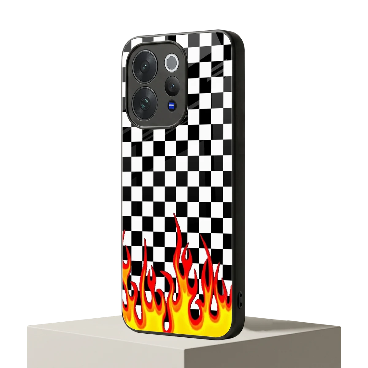 Check Fire vivo v70 mobile cover | shockproof glass phone case