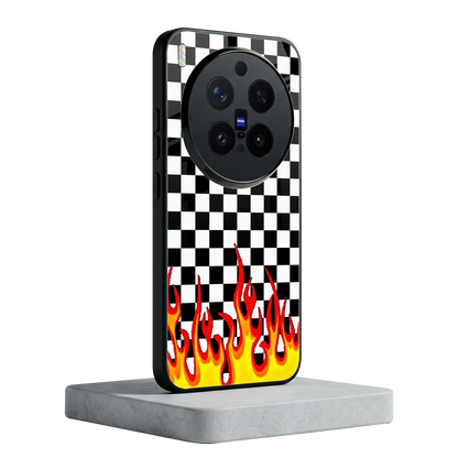 Check Fire vivo x300 pro mobile cover | shockproof glass phone case