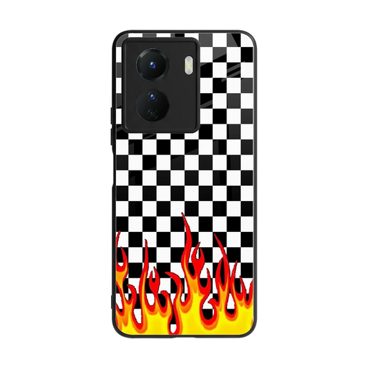 Check Fire back phone cover | glass case for vivo y16