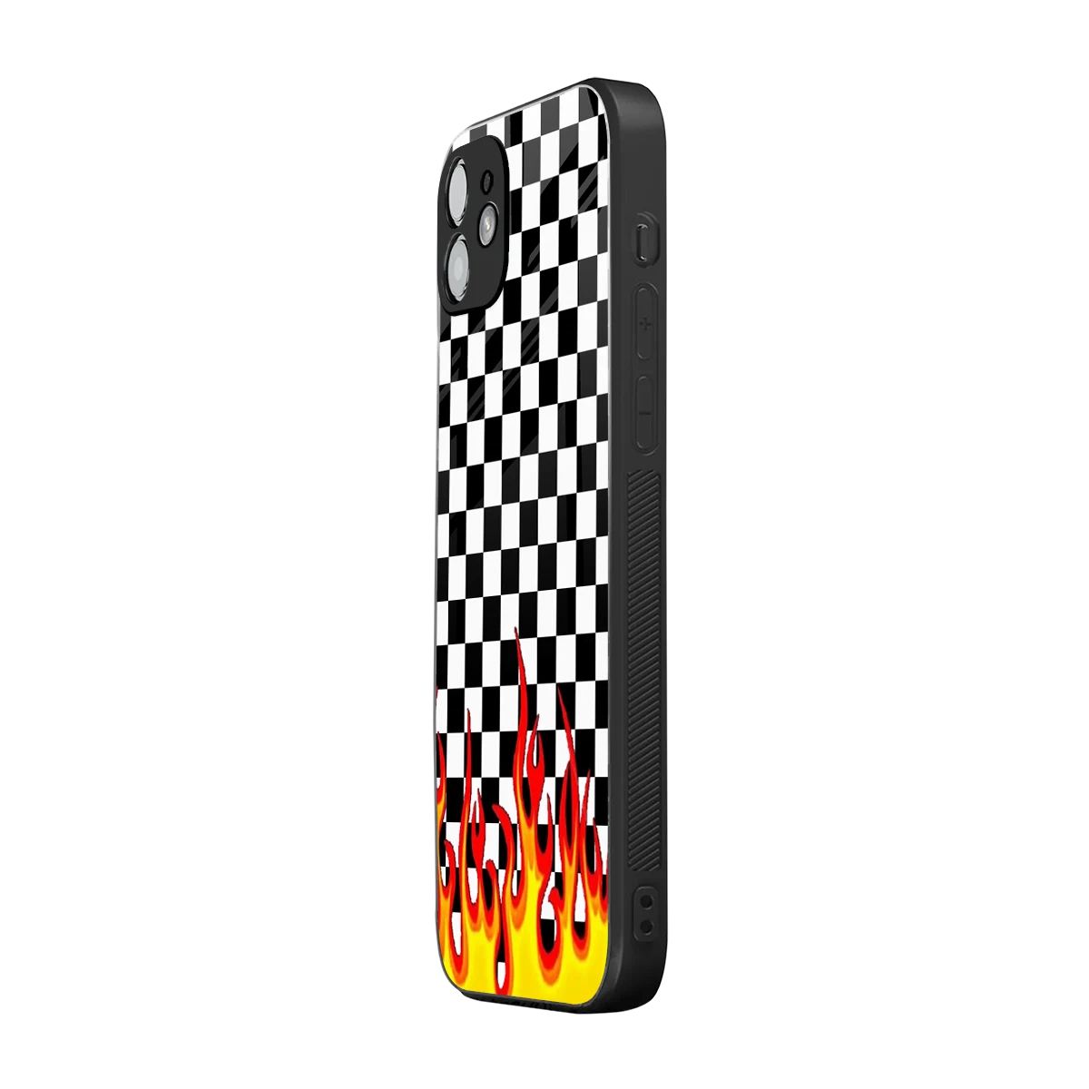 Check Fire iphone 12 mobile cover | shockproof glass phone case