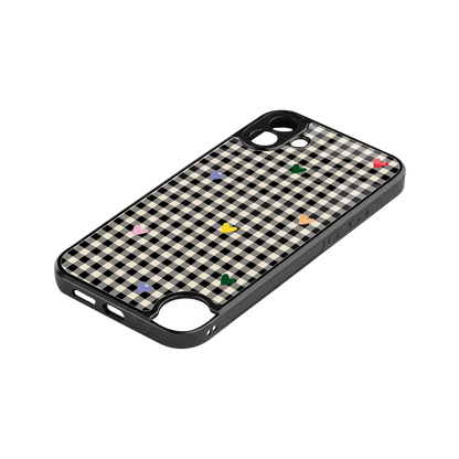 Checkered Love stylish phone case for cmf nothing phone 1 | glossy glass and slim fit