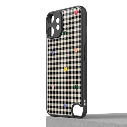 Checkered Love cmf nothing phone 2 pro mobile cover | shockproof glass phone case